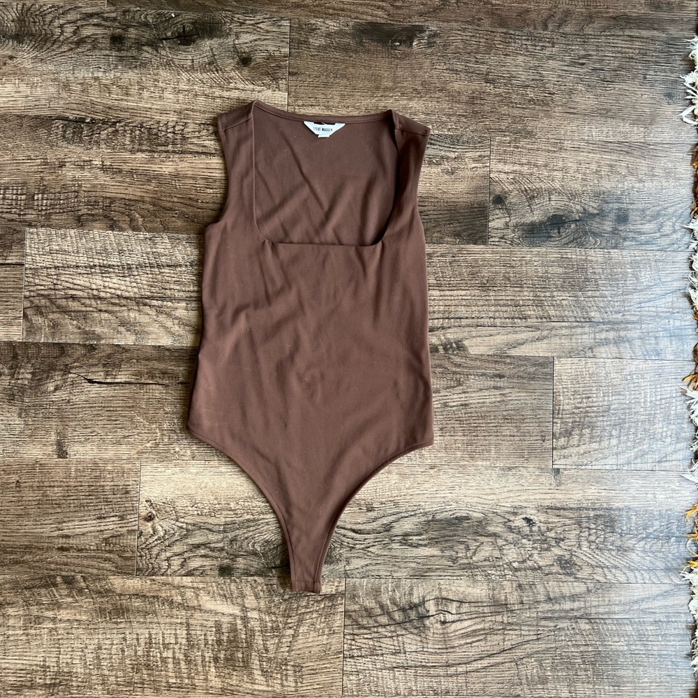 Steve Madden Chocolate Brown Bodysuit
